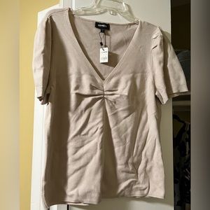 Express short sleeve sweater.